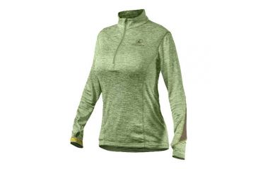 Image of Leupold Women's Covert 1/2 Zip Jacket, Green Heather, Extra Large, 173387