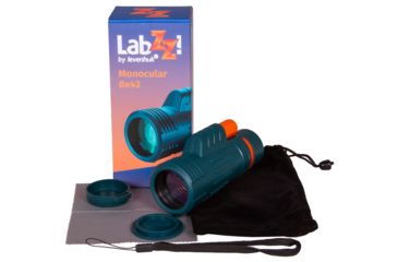 Image of Levenhuk LabZZ MC4 Monocular, Green/Orange, Small, 74097
