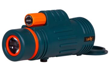 Image of Levenhuk LabZZ MC4 Monocular, Green/Orange, Small, 74097