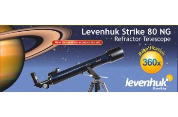Image of Levenhuk Strike 80 NG Refracting Telescope,Blue, Large 65554