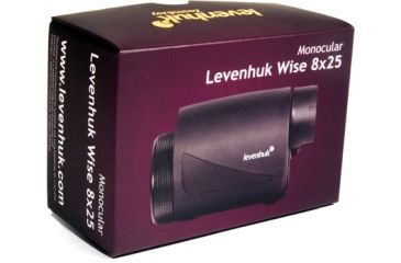 Image of Levenhuk Wise 8x25 Monocular, Black, Medium 49147