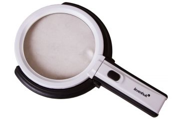 Image of Levenhuk Zeno Desk D13 Magnifier, Black/White, Medium 70446
