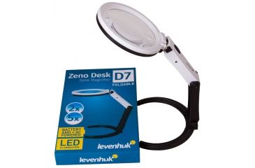 Image of Levenhuk Zeno Desk D7 Magnifier, Black, Medium 70443