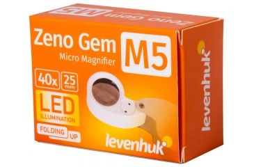 Image of Levenhuk Zeno Gem M5 Magnifier, Silver/White, Small 70436
