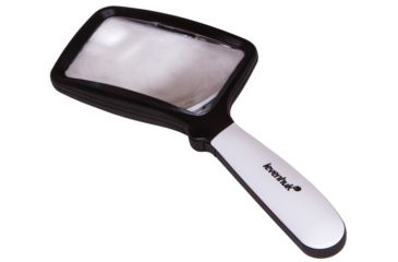Image of Levenhuk Zeno Read ZR16 Magnifier, Black/White, Small, 74100