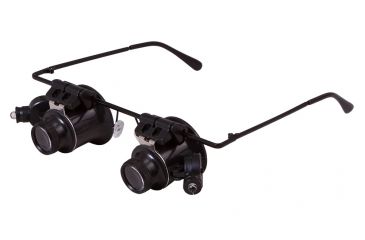 Image of Levenhuk Zeno Vizor G2 Magnifying Glasses, LED Illumination, 20x, Black, Medium 69672