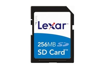 Image of Lexar 256 MB Secure Digital SD Memory Card - SD256MB296