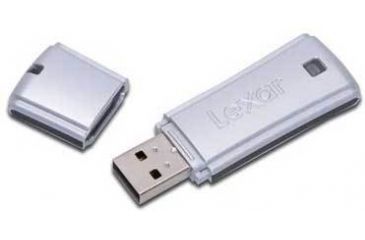 Image of Lexar 512MB JumpDrive Secure II Flash Drive JDSE512431