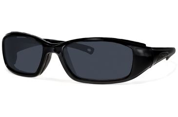 Image of Liberty Sport Suns RIDER Protective Eyewear Shiny Black Frame,Grey Polar Lens, Unisex RIDERSHBK6017130GPL