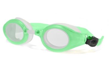 Image of Liberty Sport Suns SHARK KIDSProtective Eyewear Green Frame,Clear Lens, Unisex KSHARKGREN406