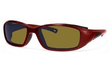 Image of Liberty Sport Suns SNOWRIDERProtective Eyewear Burgundy Frame,Amber w blue flash Lens, Women SNOWRDBURG6017130SCL