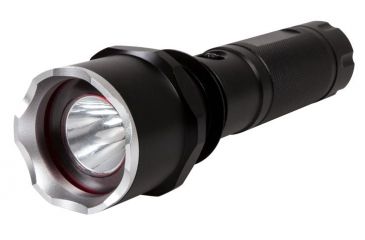 Image of Life Gear Pro Series 400 Tactical Flashlight w/ Red Night Vision &amp; Strobe - 400 Lumens, black LG21-60546-BLA