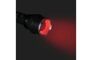 Image of Life Gear Pro Series 400 Tactical Flashlight w/ Red Night Vision &amp; Strobe - 400 Lumens, black LG21-60546-BLA