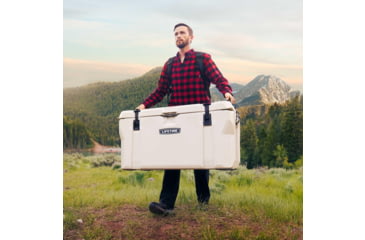 Image of Lifetime Products 115 Quart High Performance Cooler, Khaki/Black, 91000