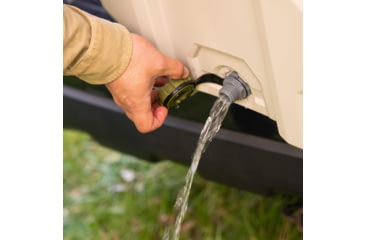 Image of Lifetime Products 48 Quart High Performance Cooler, Pumice/Green, 91074