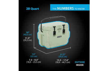 Image of Lifetime Products Glacier, 28 Quart, Hard Cooler