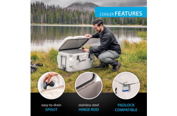 Image of Lifetime Products Glacier, 65 Quart, Hard Cooler