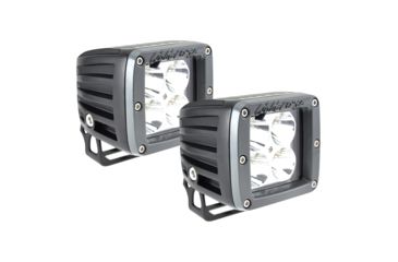 Image of Lightforce Performance Lighting ROK40 Dual Row 10W Chips Spot Beam - Pair W/ Harness, 2 inch, CBROK40ST-GJQC