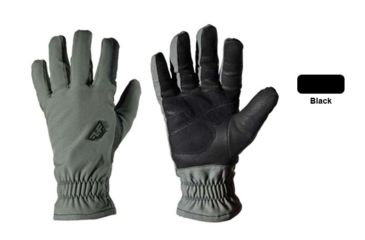 Image of Line of Fire Double Down Unisex Glove, Black, Touch Screen, Large TS-DBD-BLK-LG