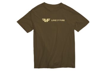 Image of Line of Fire Legend T-Shirt, Chocolate, Medium LOF-MNSST-LGND-CHOC-MD