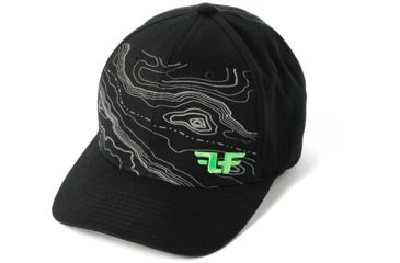 Image of Line of Fire Topo Hat, Black, Small/Medium LOF-TOPO-BLK-SMMD-01