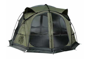 Image of LiteFighter Gear Dragoon Expeditionary Tent, Delta Green 499, 157.5in x 157.5in x 77in, DG5100-GRN