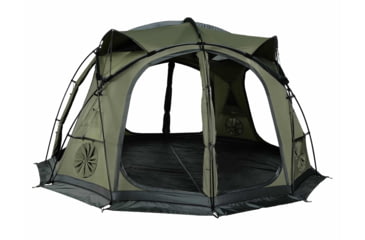 Image of LiteFighter Gear Dragoon Expeditionary Tent, Delta Green 499, 157.5in x 157.5in x 77in, DG5100-GRN