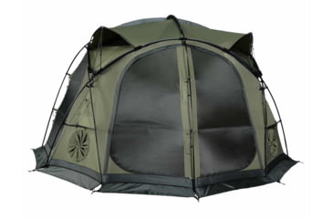 Image of LiteFighter Gear Dragoon Expeditionary Tent, Delta Green 499, 157.5in x 157.5in x 77in, DG5100-GRN