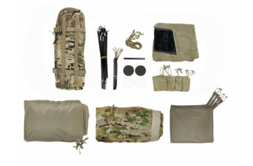 Image of LiteFighter Fido Ai Two Person Shelter System, Multicam Camouflage, 90in x 42in x 56in, AI2100-MUL