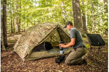 Image of LiteFighter Fido Ai Two Person Shelter System, Multicam Camouflage, 90in x 42in x 56in, AI2100-MUL