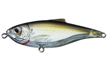 Image of Live Target LiveTarget Scaled Sardine Twitchbait, 0-1', Suspending, 7/16oz, 3in, Ghost &amp; Amber, SST75S946