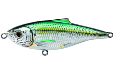 Image of Live Target LiveTarget Scaled Sardine Twitchbait, 0-1', Suspending, 11/16oz, 3-1/2in, Silver &amp; Green, SST90S933