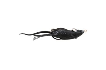 Image of Live Target Mouse,2 3/4,HB,floating,BLK/BLK,2/0 MHB70T404