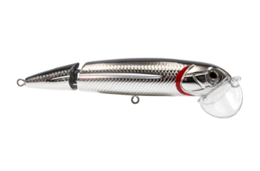 Image of Livingston Lures 4in Walking Boss II Jr. Lure, Black Back Chrome Shad, 13405