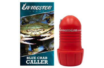 Image of Livingston Lures Caller Series Lure, Blue Crab, Red, 11000