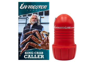 Image of Livingston Lures Caller Series Lure, King Crab, Red, 10900