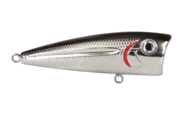 Image of Livingston Lures Walk N Pop 67 Lure, Black Back Chrome Shad, 5305