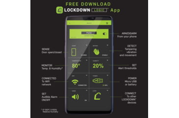 Image of Lockdown Puck Monitoring Device, Black/Silver, 1099416