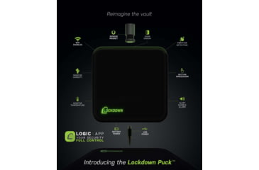 Image of Lockdown Puck Monitoring Device, Black/Silver, 1099416