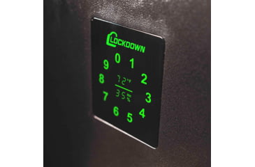 Image of Lockdown Vault Door, Out Swing, 28/30in, LH, Black, 1118815