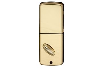 Image of Lockstate RemoteLock 5i WiFi Electronic Deadbolt Door Lock, Aspen Style, Polished Brass, LS-DB5i-PB-A