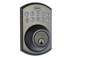 Image of Lockstate RemoteLock 5i WiFi Electronic Deadbolt Door Lock, Bolder Style, Rubbed Bronze, LS-DB5i-RB-B