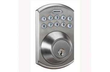 Image of Lockstate RemoteLock 5i WiFi Electronic Deadbolt Door Lock, Bolder Style, Satin Nickel, LS-DB5i-SN-B
