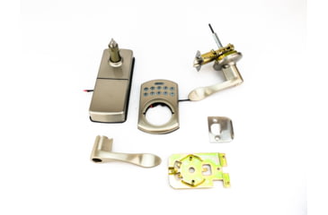 Image of Lockstate RemoteLock 5i WiFi Electronic Lever Door Lock, Bolder Style, Satin Nickel, LS-L5i-SN-B