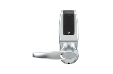Image of Lockstate RemoteLock OpenEdge Business Grade Wi-Fi Lever Lock, Silver, 2.45 x 2.5 x 6.75 in, RL-OpenEdge BG Lever Silv
