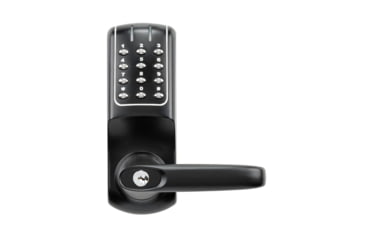 Image of Lockstate RemoteLock OpenEdge Commercial Grade Wi-Fi Lever Lock, Black, 2.75 x 2.75 x 7 in, RL-OpenEdge CG Black