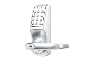 Image of Lockstate RemoteLock OpenEdge Commercial Grade Wi-Fi Lever Lock, Silver, 2.75 x 2.75 x 7 in, RL-OpenEdge CG Silver