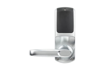 Image of Lockstate RemoteLock OpenEdge Commercial Grade Wi-Fi Lever Lock, Silver, 2.75 x 2.75 x 7 in, RL-OpenEdge CG Silver