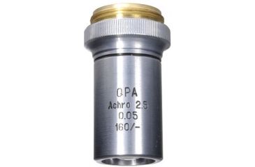 Image of LOMO Objective, Plan Achromat, 2.5x, 0.08 N.A., DIN