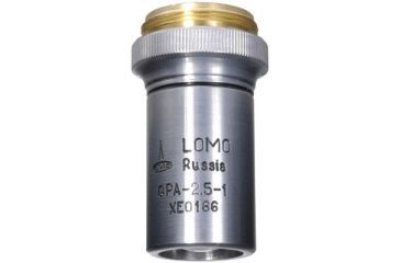 Image of LOMO Objective, Plan Achromat, 2.5x, 0.08 N.A., DIN